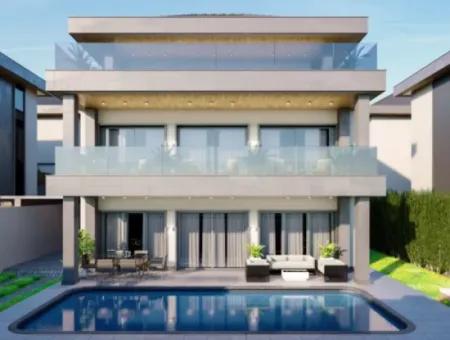 Ultra Luxus 6 1 Villa Zum Verkauf Mit Triplex-Pool Verflochten Mit Natur In Ortaca Çaylı