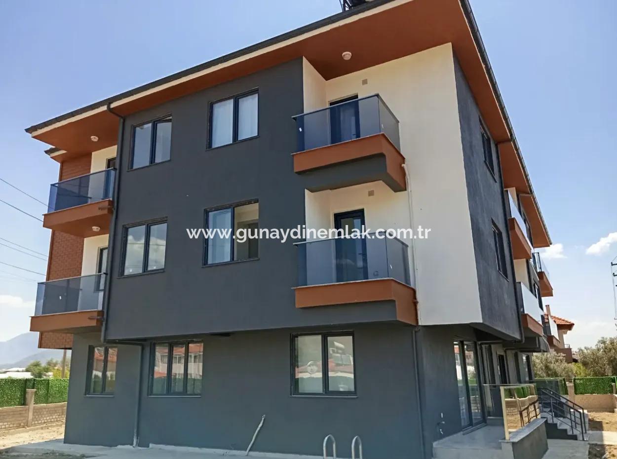 1 1 Apartment For Sale With Pool In Ortaca Karaburun Neighborhood