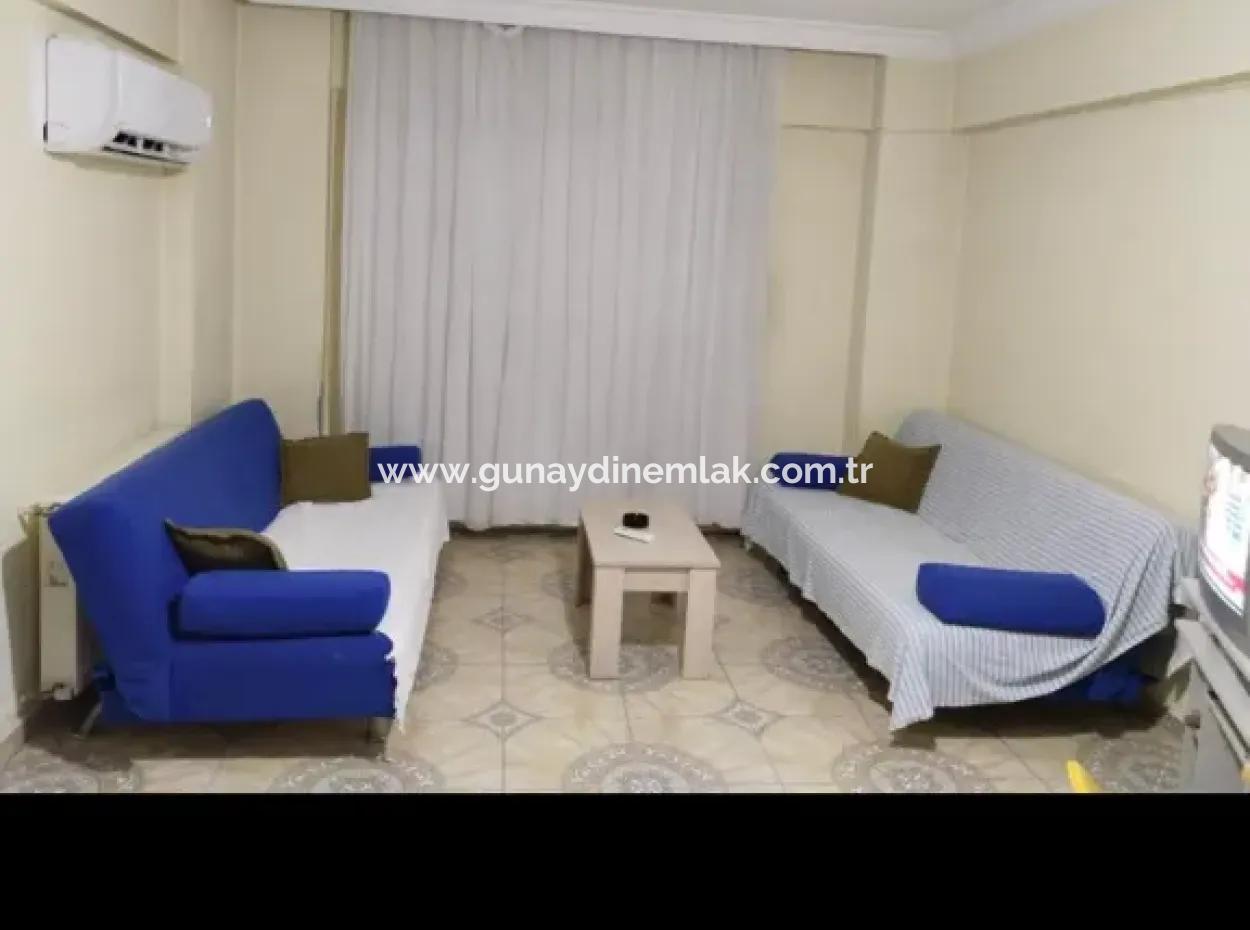 Spacious 2 1 Apartment For Sale In Ortaca Karaburun With Furnished Elevator