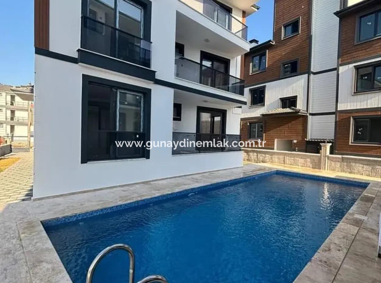 Good Morning Real Estate 2 1 Apartment With Pool For Sale In Dalaman Söğütlüyurt